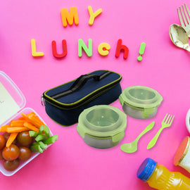 Airtight  Leak Proof Stainless Steel Container Multi Compartment Lunch Box Carry To All Type Lunch In Lunch Box  Premium Quality Lunch Box Ideal For Office  School Kids  Travelling Ideal (3 Different Lunch Box)